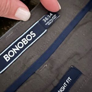Bonobos grey cotton chinos excellent used condition! 36x34